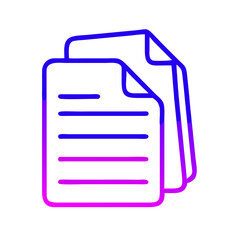 Icons for business applications and websites - Document