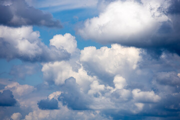 Heavy clouds before the storm - summer sky