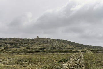 Dry stone constructions in Punta Nati - Menorca