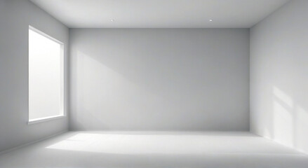 Fototapeta premium empty white room
