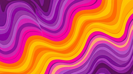 Obraz premium A purple and orange wavy background.