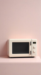 microwave oven in a kitchen