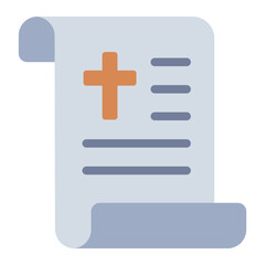 Obraz premium Sermon christian document speech icon