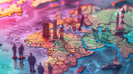 Naklejka premium exchange rates, charts and futures, everything related to business money cryptocurrencies