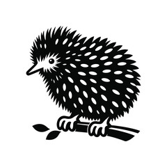 Animal black silhouette vector with white color background