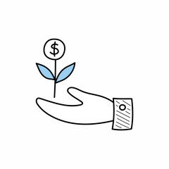 money plant finance growth icon