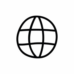 world globe earth sign icon