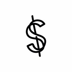 money hand drawn sign icon