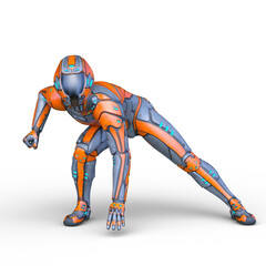 サイバーマン　3DCGレンダリング