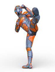 サイバーマン　3DCGレンダリング