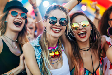 Celebrating Youth at a Music Festival