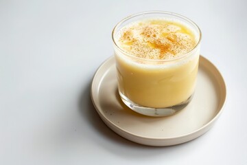Elegant Capital Eggnog with Subtle Kick from Optional Bourbon