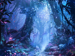 Fototapeta premium Enchanted Forest: Nature in Harmony
