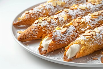 Tangerine-Almond Cannoli: A Nutty and Sophisticated Delight