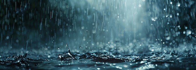 Heavy rain background