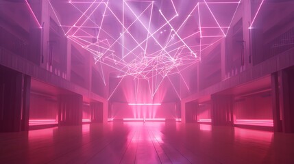 Fototapeta premium light, fractal, design, wave, purple, blue, motion, illustration, pattern, wallpaper, art, backgrounds, glow, curve, space, backdrop, energy, texture, pink, black, digital, fantasy, color, lines, line
