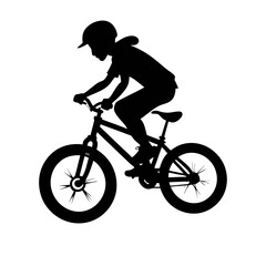 Obraz premium bmx silhouette