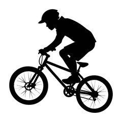 bmx silhouette