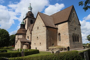 Fototapeta premium Sweden. Vreta Abbey, in operation from the beginning of the 12th century to 1582, was the first nunnery in Sweden, initially Benedictine and later Cistercian, and one of the oldest in Scandinavia. 