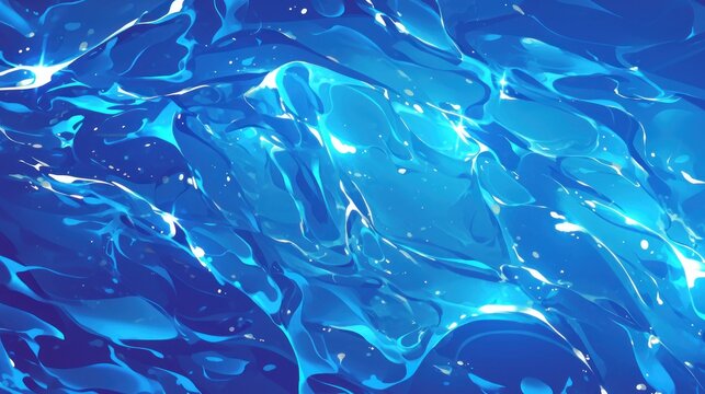 Shining Calm Water Surface Abstract