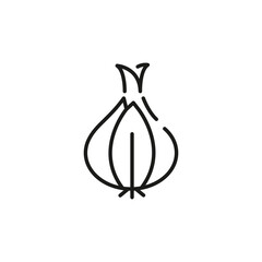 Onion icon. Simple onion icon for social media, app, and web design. Vector illustration