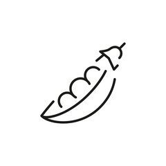 Pea icon. Simple onion icon for social media, app, and web design. Vector illustration