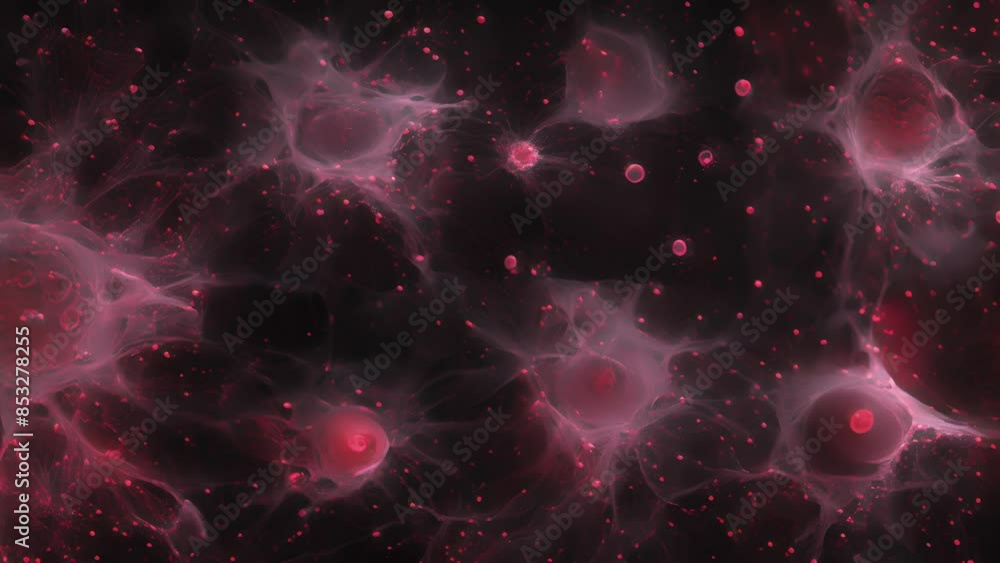 Poster a series of timelapse animations showing the gradual shrinkage of an apoptotic cell and eventual dis