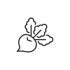 Beet icon. Simple beet icon for social media, app, and web design. Vector illustration