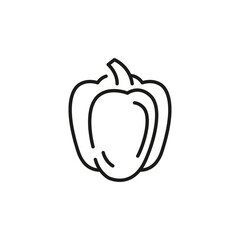Pepper icon. Simple pepper icon for social media, app, and web design. Vector illustration