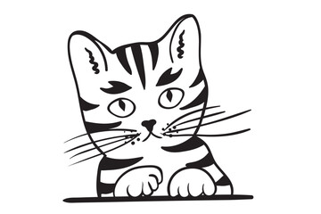 Peeking cat Svg, Cat bundle Svg, Black cat Svg, Peeking cats Svg, Fur Kitten Svg, Striped kittens Svg, Clipart, Kitty Svg, Funny animal, Pet vector, Digital stamp, cute cat SVG, cat head, cat face, fu