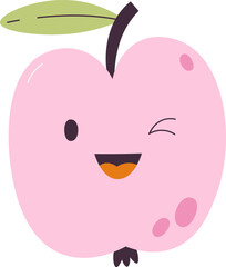 Apple Cartoon Character