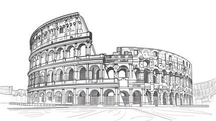 illustration, vector, architecture, landmark, travel, outline, famous, building, drawing, line, tourism, tower, design, monument, paris, art, isolated, construction, city, landscape, panorama, poster,