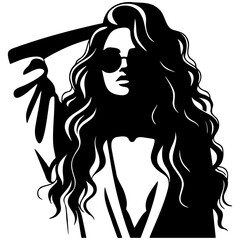 Fashion Woman Illustration.