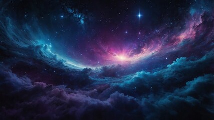 Obraz premium Beautiful dark clouds wallpaper