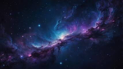 Space galaxy admiring wallpaper