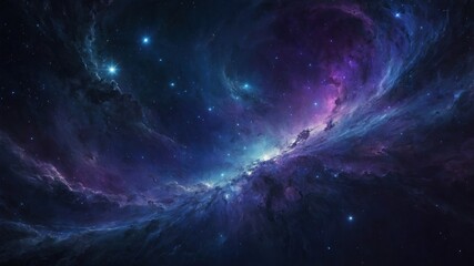 Space galaxy admiring wallpaper