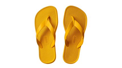 Flipflop sandals on white background
