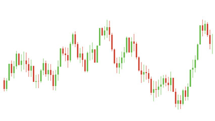 Stock Market Graph Going Up (example)