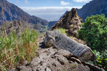 Valley of Paul and its terraced cultures, Santo Antao island, Cape Verde