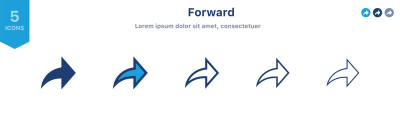Share icon set. share arrow icon symbol ; social media share vector icon ; reply send forward icons