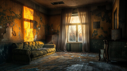 Fototapeta premium Abandoned Farmhouse