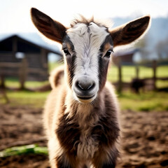 Fototapeta premium Field Domestic Agriculture Cute Nature