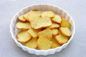 Crispy butter and sugar bread
