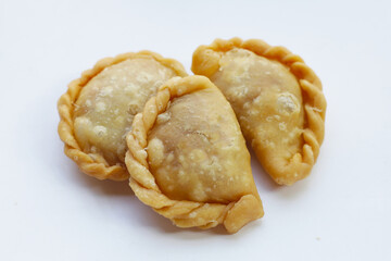 Mini curry puff. Thai dessert