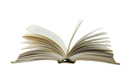 Fototapeta premium Open book on white background