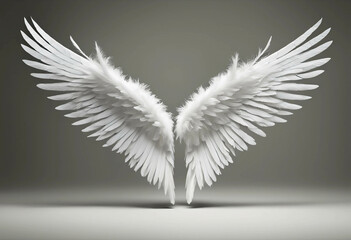 Alas con plumas blancas, generative ai