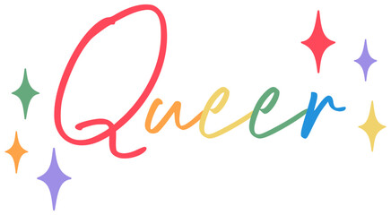 Queer | Pride Rainbow | LGBTQ+ | Vector Design