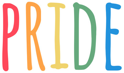 Pride | Queer | Pride Rainbow | Colourful Vector Design