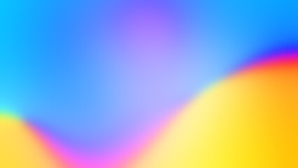 Abstract colorful gradient background. Glittering, hologram effect, Holographic abstract fantasy backdrop with fairy sparkles, gold stars and festive blurs