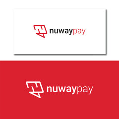 Letter N P logo design vector template